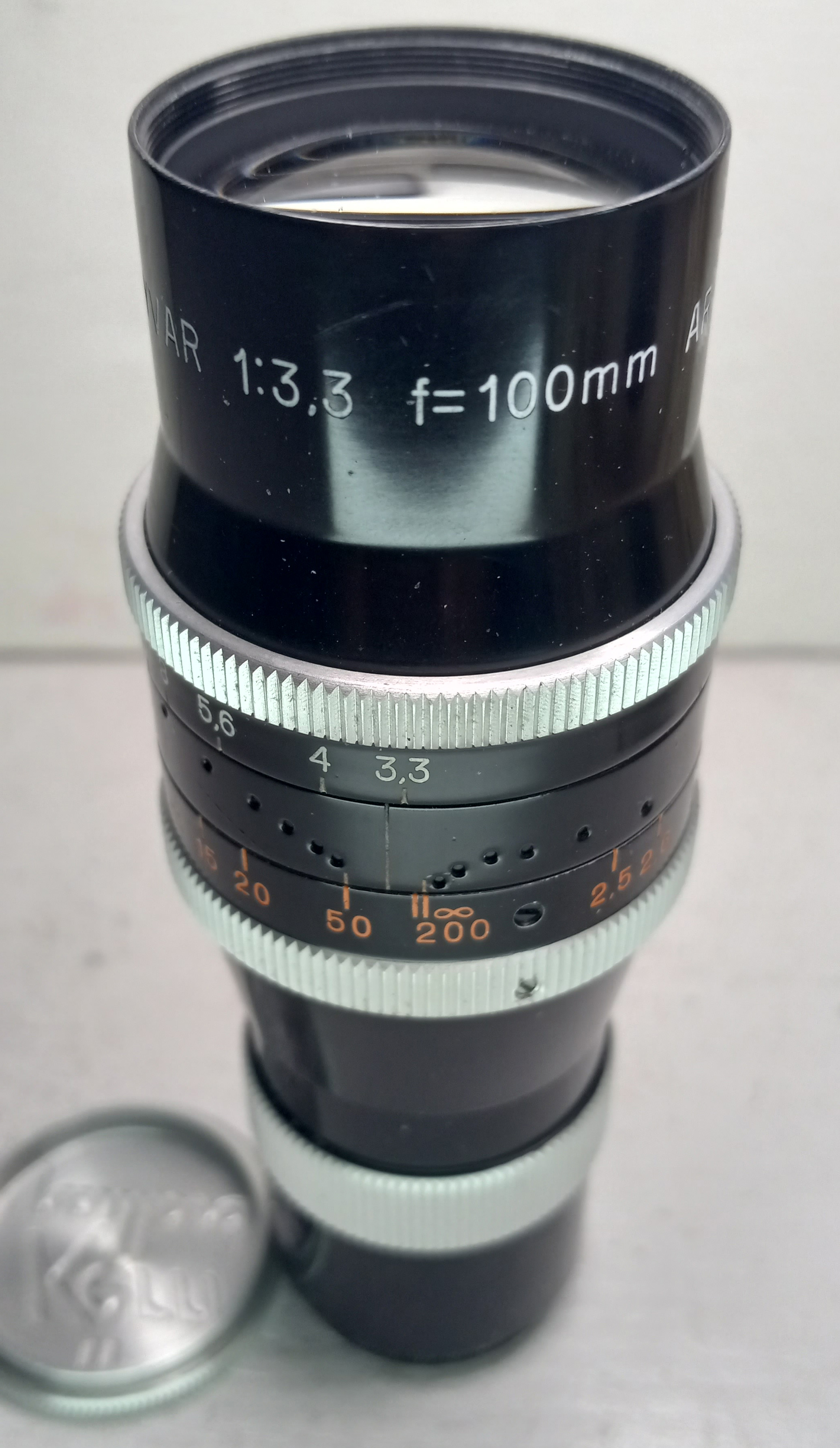 100mm f3.3 Yvar Lens