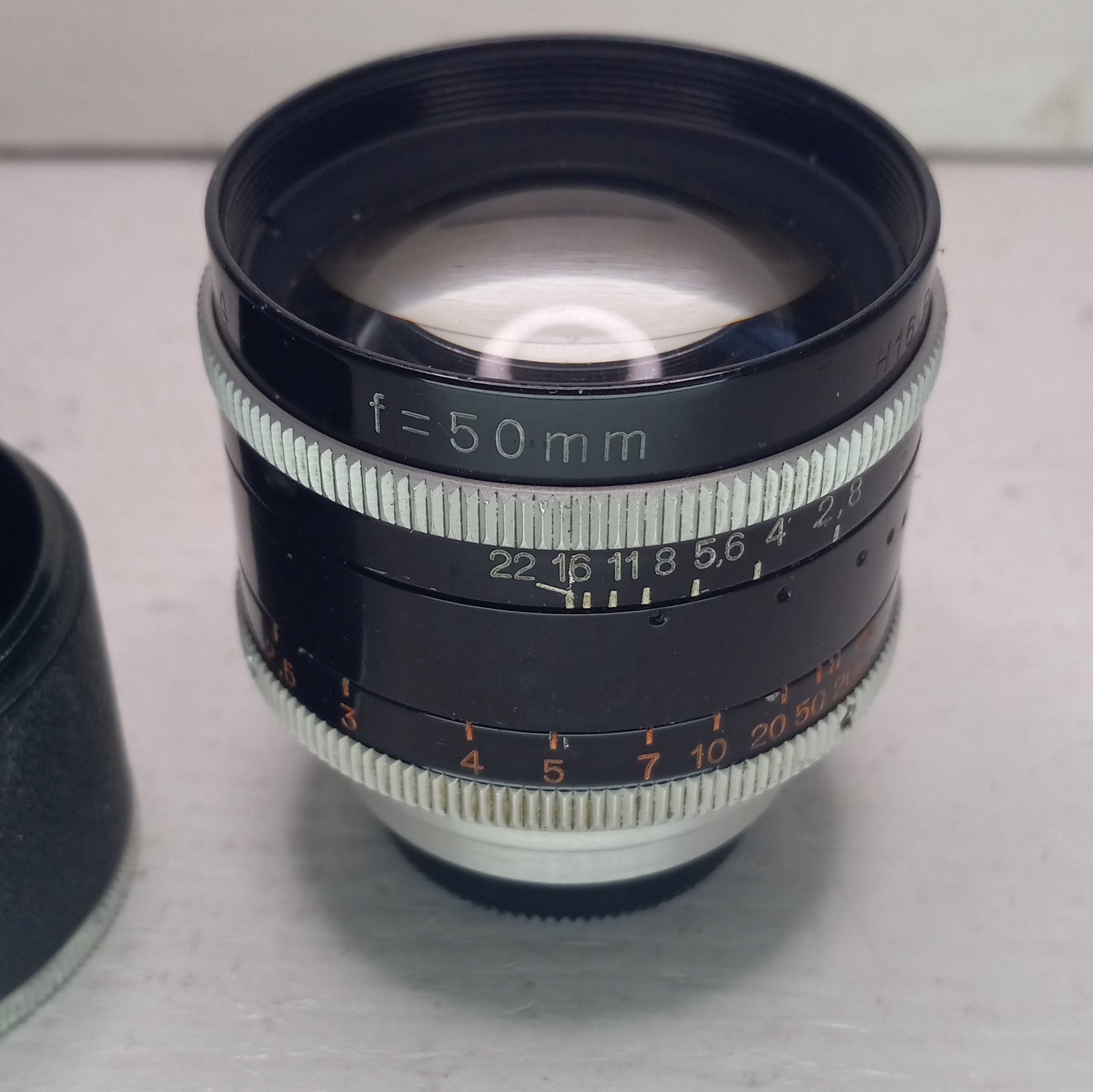 50mm f1.4 H16 RX Switar Lens